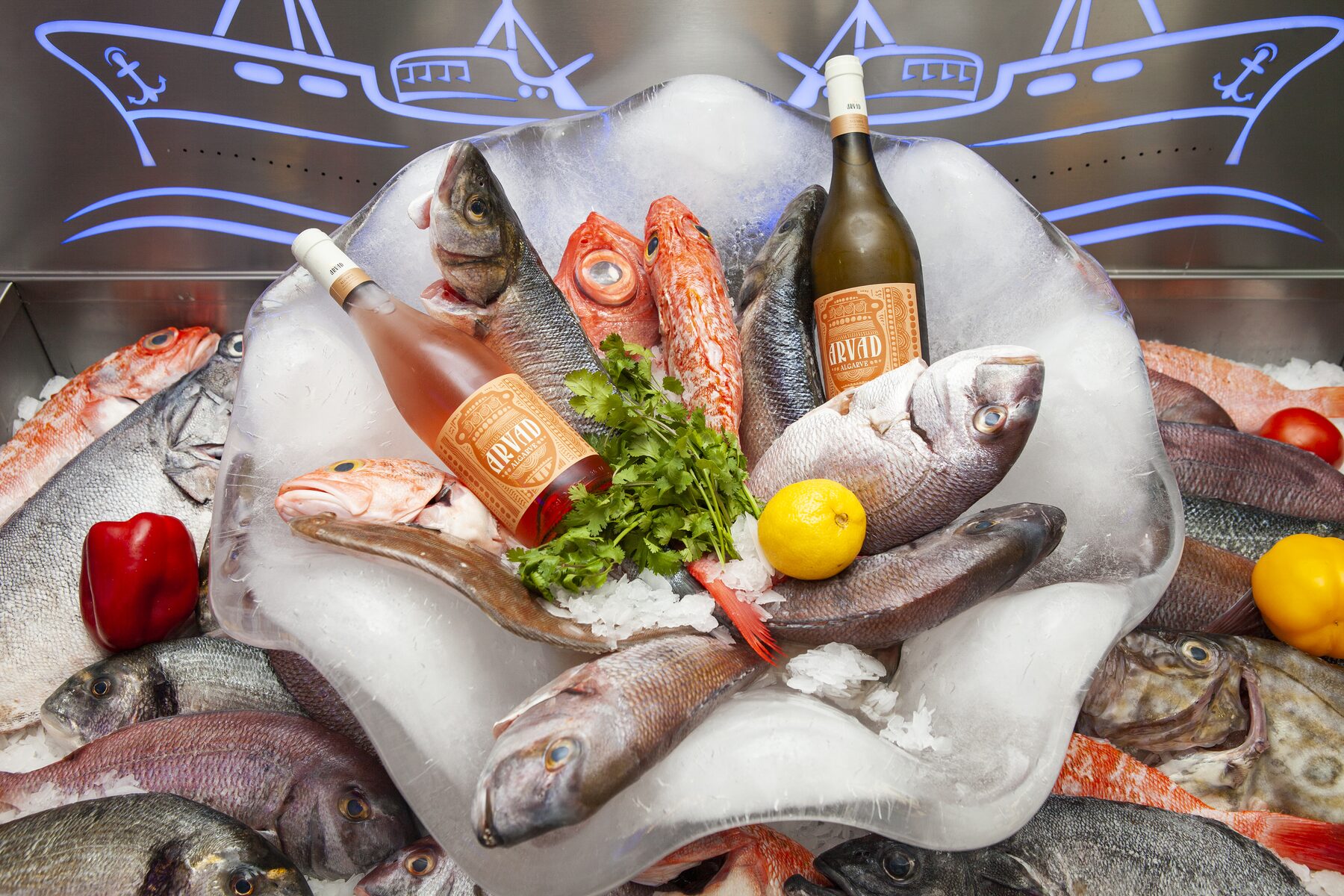 O peixe do dia, da nossa cozinha